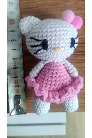 Sevimli Kedi Figürü Pembe