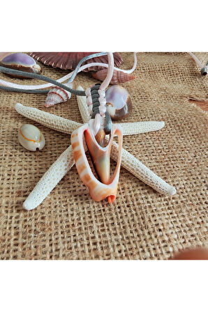 Deniz Kabuğu Kolye - 12445