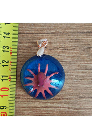 El Yapımı 3D Ahtapot Kolye Ucu - 549