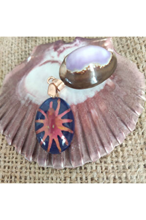 El Yapımı 3D Ahtapot Kolye Ucu - 552