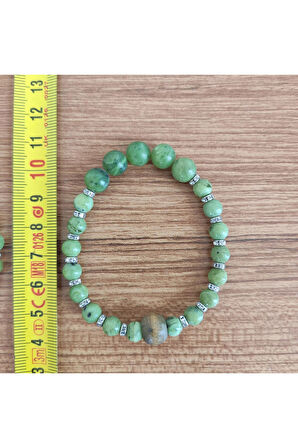 Doğal Yeşim Taşı Bileklik - 581