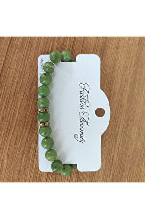 Doğal Yeşim Taşı Bileklik - 583