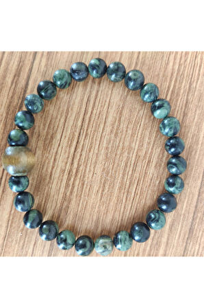 Doğal Yeşim Taşı Bileklik - 12585