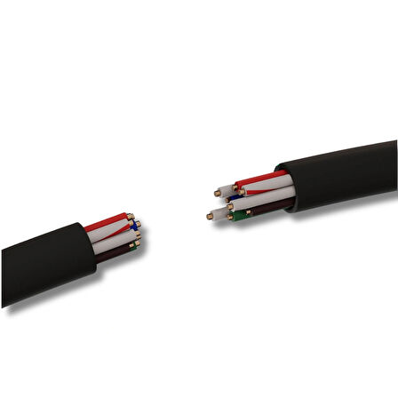 IRENIS 1 Metre CAT6 U/UTP Esnek Kablo, Siyah