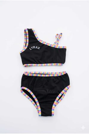 Lyrax Baskılı Kız Çocuk Bikini Takımı