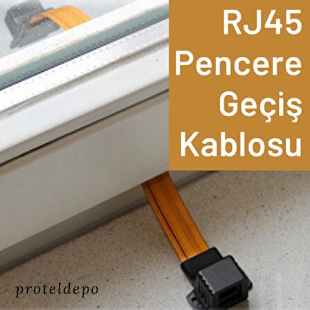 IRENIS RJ45 Ethernet Pencere Geçiş Kablosu, 10 Mbps