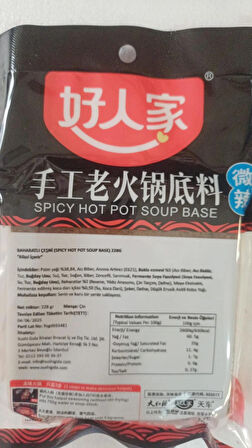 Çin Sosu (Spıcy Hot Pot Soup Base)