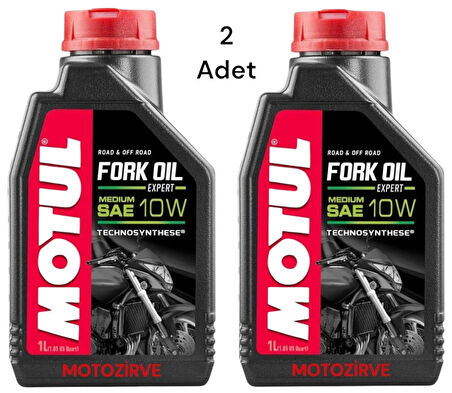 Motul Fork Oil Expert Medium 10W Amortisör Yağı 1 Litre (2 Adet)