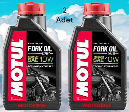 Motul Fork Oil Expert Medium 10W Amortisör Yağı 1 Litre (2 Adet)