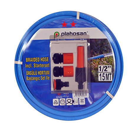 Plahosan Opp 1/2 15 Metre Hortum Set SULAMA SETİ