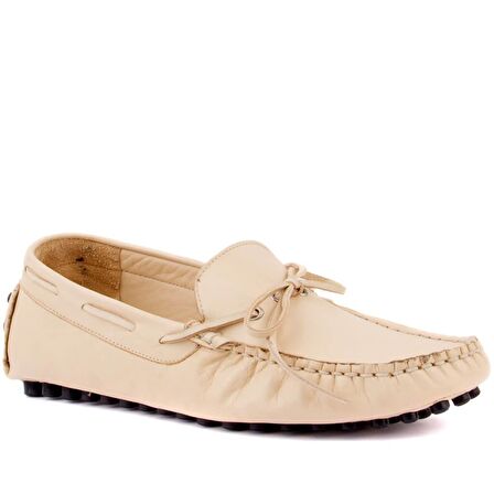 Sail Lakers - Bej Deri Erkek Loafer