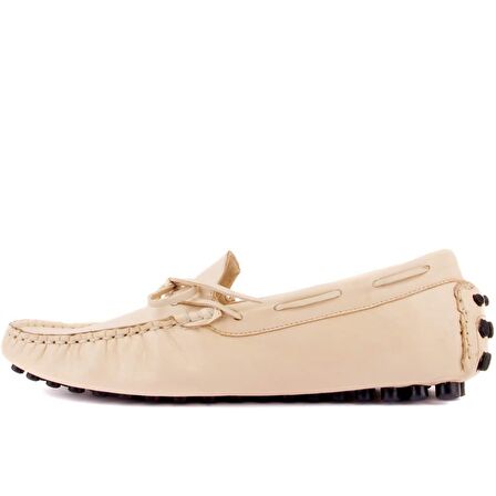 Sail Lakers - Bej Deri Erkek Loafer