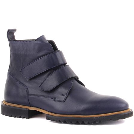 Sail Lakers - Lacivert Deri Cırtlı Eva Taban Erkek