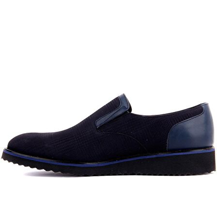 Fosco - Lacivdert Deri Erkek Günlük Ayakkabı