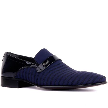 Fosco - Lacivert Rugan Erkek Klasik Ayakkabı