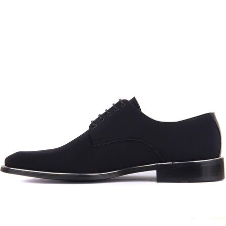 Fosco - Siyah Bağcıklı Erkek Klasik Ayakkabı