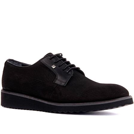 Fosco - Siyah Nubuk Erkek Günlük Ayakkabı