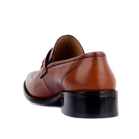 Fosco - Taba Deri Neolit Erkek Klasik Ayakkabı