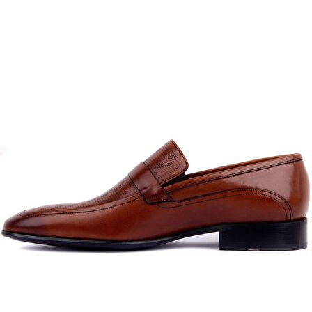 Fosco - Taba Deri Erkek Klasik Ayakkabı