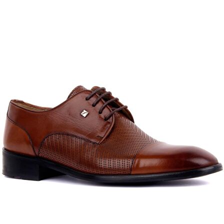 Fosco - Taba Deri Erkek Klasik Ayakkabı