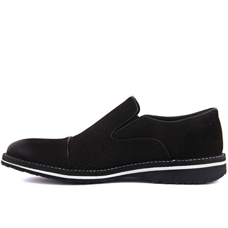 Fosco - Siyah Nubuk Erkek Günlük Ayakkabı