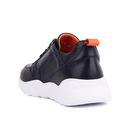 Sail Lakers - Lacivert Deri Erkek Sneaker