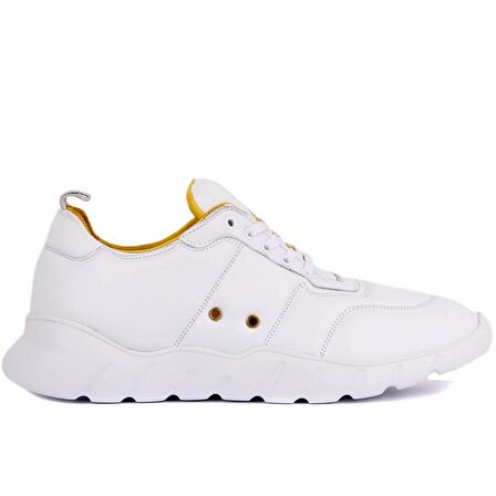 Sail Lakers - Beyaz Deri Erkek Sneaker