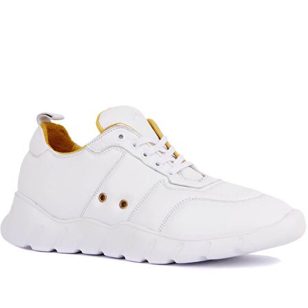Sail Lakers - Beyaz Deri Erkek Sneaker