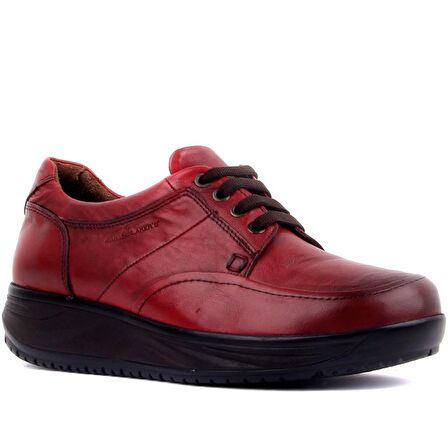 Sail Lakers - Bordo Deri Comfort Erkek Günlük Ayakkabı