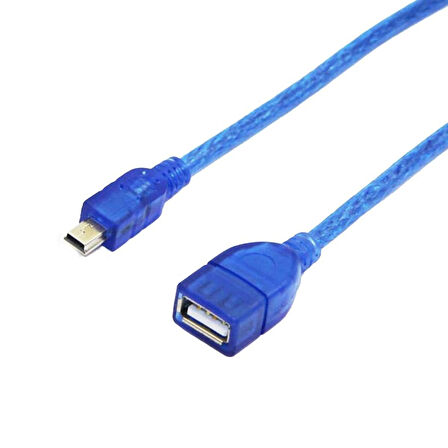 STC-0049 5 Pin Mini Usb Erkek-Usb Dişi Kablo 20CM