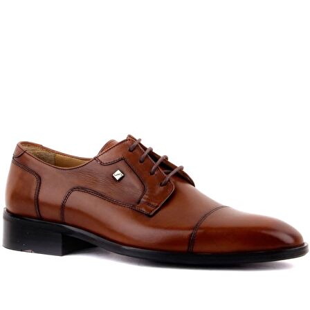 Fosco - Taba Deri Erkek Klasik Ayakkabı