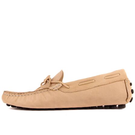 Sail Lakers - Bej Deri Erkek Loafer