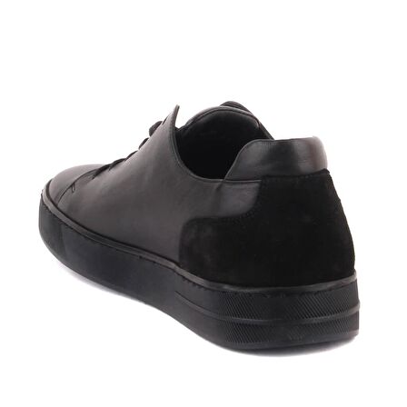 Sail Lakers - Siyah Deri Erkek Sneaker