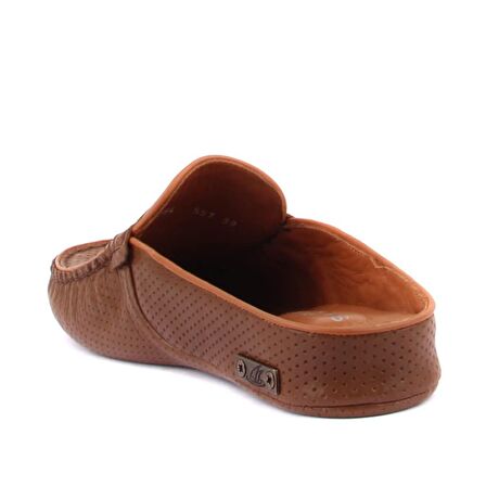 Sail Lakers - Taba Deri Kadın Ev Terliği