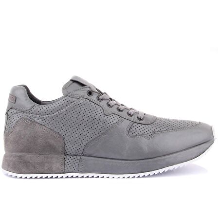 Sail Lakers - Gri Süet, Deri Erkek Sneaker