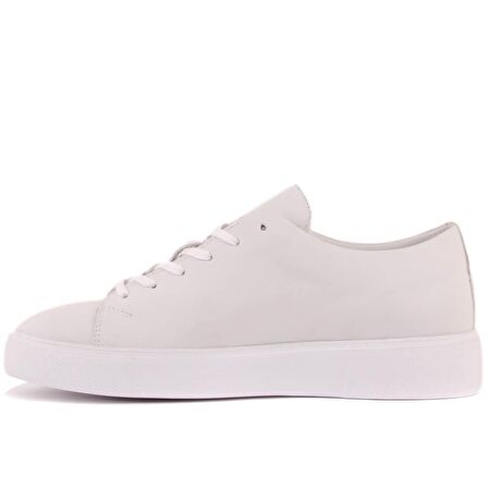 Sail Lakers - Beyaz Deri Bağcıklı Erkek Sneaker