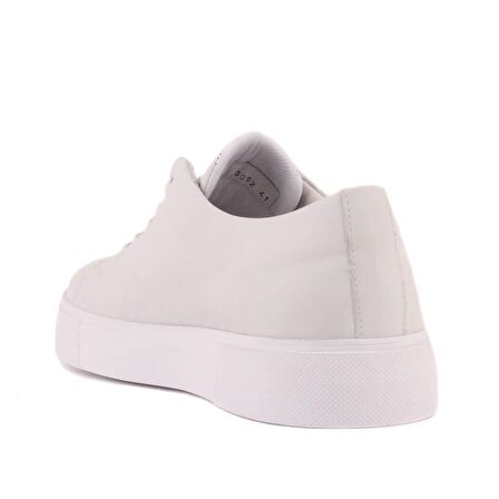 Sail Lakers - Beyaz Deri Bağcıklı Erkek Sneaker