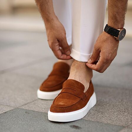 Sail Lakers - Taba Süet Deri Erkek Günlük Ayakkabı