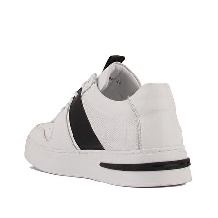 Sail Lakers - Beyaz Deri Bağcıklı Erkek Sneaker