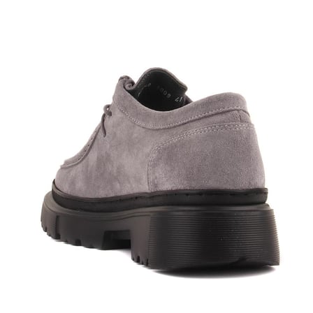 Sail Lakers - Gri Süet Bağcıklı Erkek Sneaker