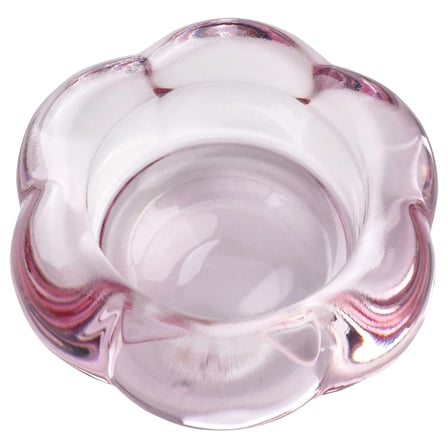 BLADFAGEL pembe 3 cm tealight mumluk