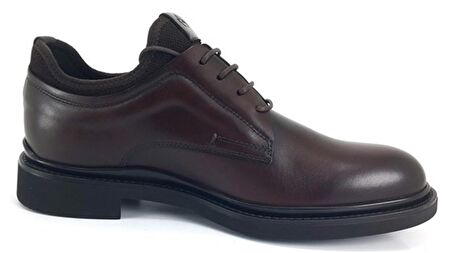 3456 Libero Topuklu Kauçuk Taban Erkek Ayakkabı-Kahverengi