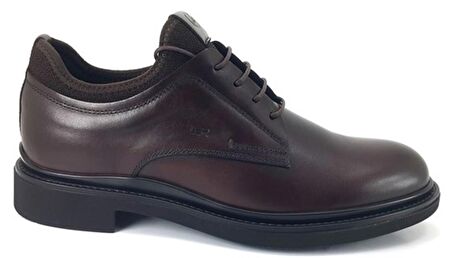 3456 Libero Topuklu Kauçuk Taban Erkek Ayakkabı-Kahverengi