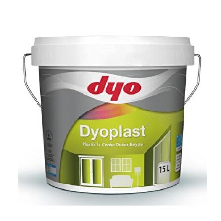 Dyo Dyoplast Plastik Boya 2.5 lt İç Cephe Boyası Beyaz Menekşe