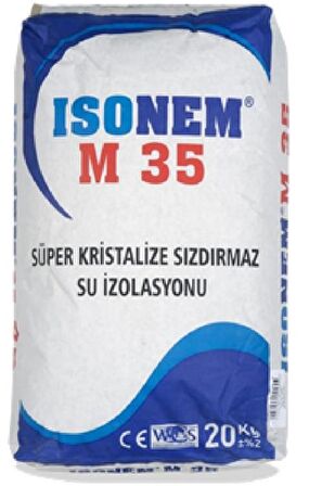 İsonem M 35 Kristalize Su Yalıtımı 20 Kg