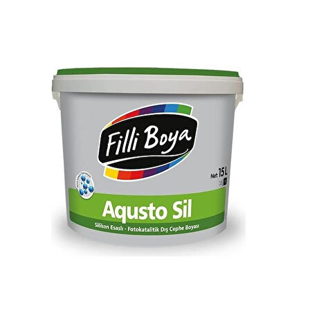 Filli Boya Aqusto Sil Fotokatalitik Dış Cephe Boyası 15 Lt 19S2