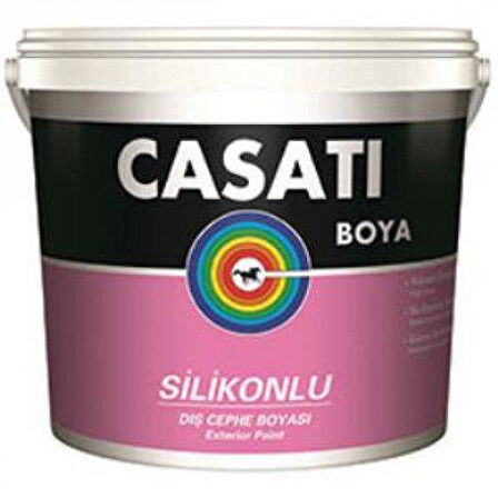 Casati Silikonlu Dış Cephe Boyası 15 Lt C759 Kurşuni
