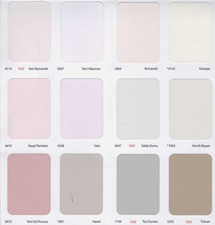 Dyo Beşyıldız Plastik İç Cephe Boyası 20 Kg Yeni Fildişi