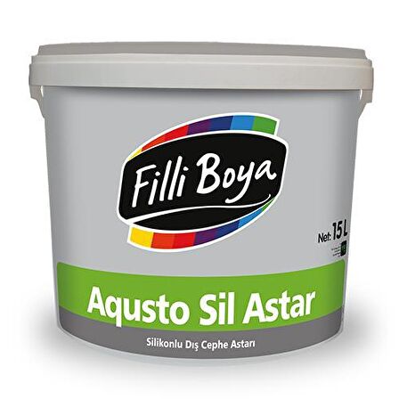 Filli Boya Aqusto Sil Dış Cephe Astarı 7.5 Lt Beyaz