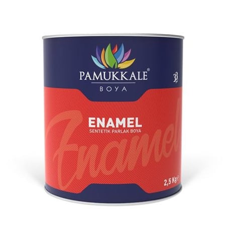 Pamukkale Enamel Sentetik Parlak Boya 2.5 Kg Antrasit Gri